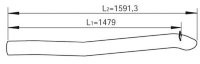 47661 DINEX 81.15204.5949 MAN Конечная труба