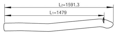 47661 DINEX 81.15204.5949 MAN Конечная труба