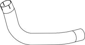 54103 DINEX 657.490.2219 MERCEDES Передняя труба