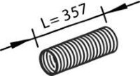 64254 DINEX 5010317210 RENAULT Гофры ID=90,0 L=334 mm (нерж)