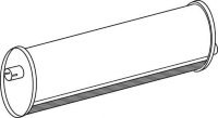 50374 DINEX 674.490.0201 MERCEDES Глушитель