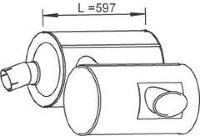 Dinex 28462 41213998 IVECO Глушитель