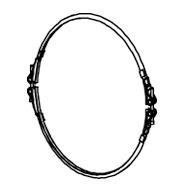 78807 DINEX CRT V-CLAMPS 13,75"