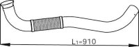 53158 DINEX 970.490.0819 MERCEDES Передняя труба