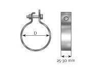 99758 DINEX DIN CLAMP D 58,5 mm Хомут