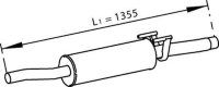 56354 DINEX 906.490.1101 MERCEDES Глушитель