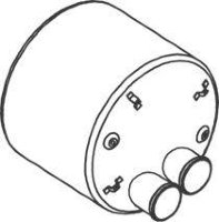 Dinex 22312 1691297 DAF Глушитель