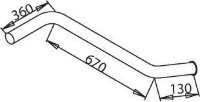 50613 DINEX 318.492.4204 MERCEDES Конечная труба