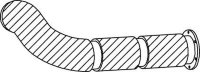 54217 DINEX 632.490.0410 MERCEDES Передняя труба