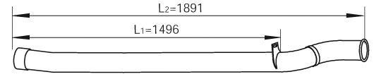47673 DINEX 88.15201.5121 MAN Конечная труба