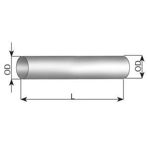 93552 DINEX PIPE STAINLESS OD 51,0 mm L=1000 mm Труба