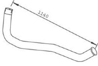 53642 DINEX 674.492.0604 MERCEDES Конечная труба