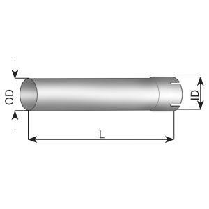 93564 DINEX PIPE STAINLESS ID 63,0 mm L=1000 mm Труба
