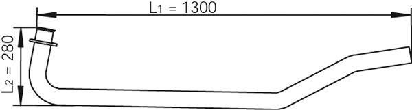 47101 DINEX 81.15204.5935 MAN Передняя труба