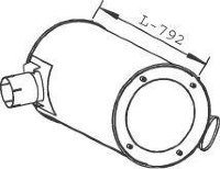 Dinex 28450 41210965 IVECO Глушитель