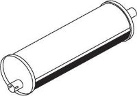 50391 DINEX 620.490.1401 MERCEDES Глушитель