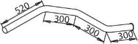 50615 DINEX 381.490.0321 MERCEDES Конечная труба