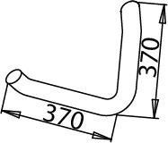 51201 DINEX 624.490.1119 MERCEDES Передняя труба