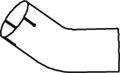 Dinex 28282 42092904 IVECO INTERPIPE Передняя труба