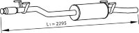 74308 DINEX 2E0253409L VW Глушитель