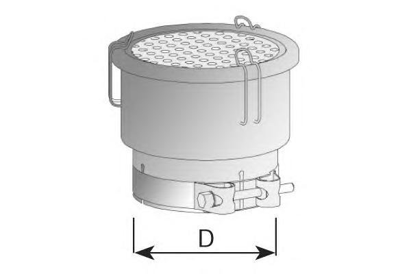40819 DINEX SPARK ARRESTOR D 116,0 mm FRANCE Искрогаситель