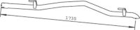 56517 DINEX 904.490.1021 MERCEDES Sprinter Конечная труба
