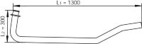 47102 DINEX 81.15204.5936 MAN Передняя труба