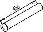 49258 DINEX 81.15204.2008 MAN Передняя труба