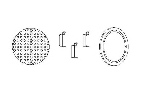 40822 DINEX SPARK ARRESTOR REPLACEMENT KIT FRANCE Искрогаситель