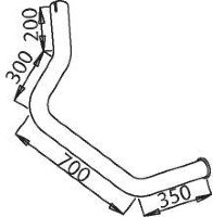 50624 DINEX 389.492.3404 MERCEDES Конечная труба