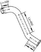 Dinex 28669 42038639 IVECO Конечная труба