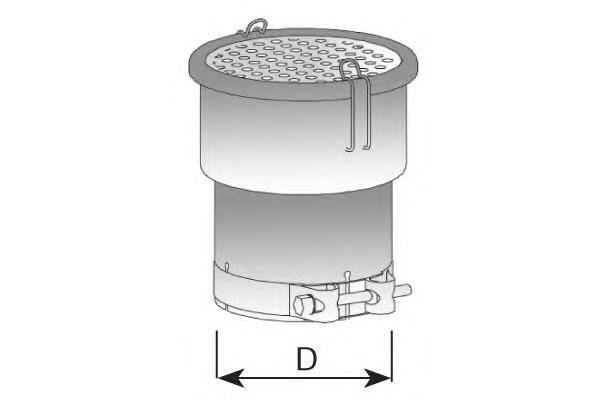 40803 DINEX SPARK ARRESTOR D 49,5 - 54,0 mm FRANCE Искрогаситель