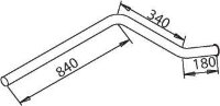 50631 DINEX 310.492.0904 MERCEDES Конечная труба
