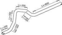 50782 DINEX 313.492.1504 MERCEDES Конечная труба