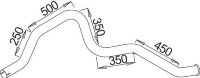 52725 DINEX 655.492.0804 MERCEDES Конечная труба