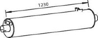 Dinex 28438 4643648 IVECO Глушитель