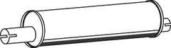 Dinex 27300 25C120445 DAIMLER Глушитель