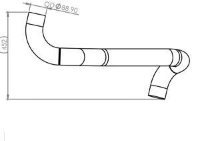 56179 DINEX 670.492.2401 MERCEDES Передняя труба