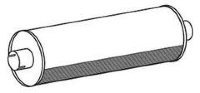 Dinex 15302 91001579 BEDFORD Глушитель