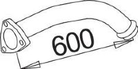 52265 DINEX 654.490.0425 MERCEDES Передняя труба
