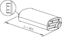 64301 DINEX 5010317581 RENAULT Глушитель