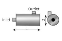 89497 DINEX 373624 MUFFLER DYNAPAC Глушитель