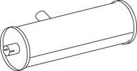 50410 DINEX 425.490.0101 MERCEDES Глушитель