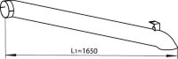 54670 DINEX 633.490.0427 MERCEDES Конечная труба