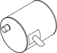Dinex 21396 1406618 DAF Глушитель