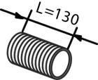 81728 DINEX 20974489 VOLVO Гофра D 128,0 L=130 mm (нерж) (=80778)