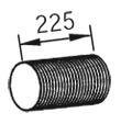 47136 DINEX 81.15210.0074 MAN Гофра D 121,5 L=225 mm (нерж)
