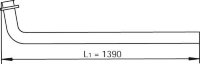47290 DINEX 81.15204.5873 MAN Передняя труба