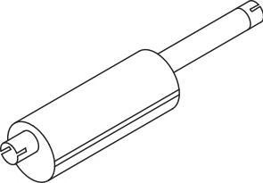 80370 DINEX 1664051 VOLVO Глушитель