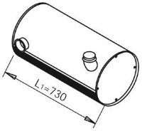 80374 DINEX 1676640 VOLVO Глушитель